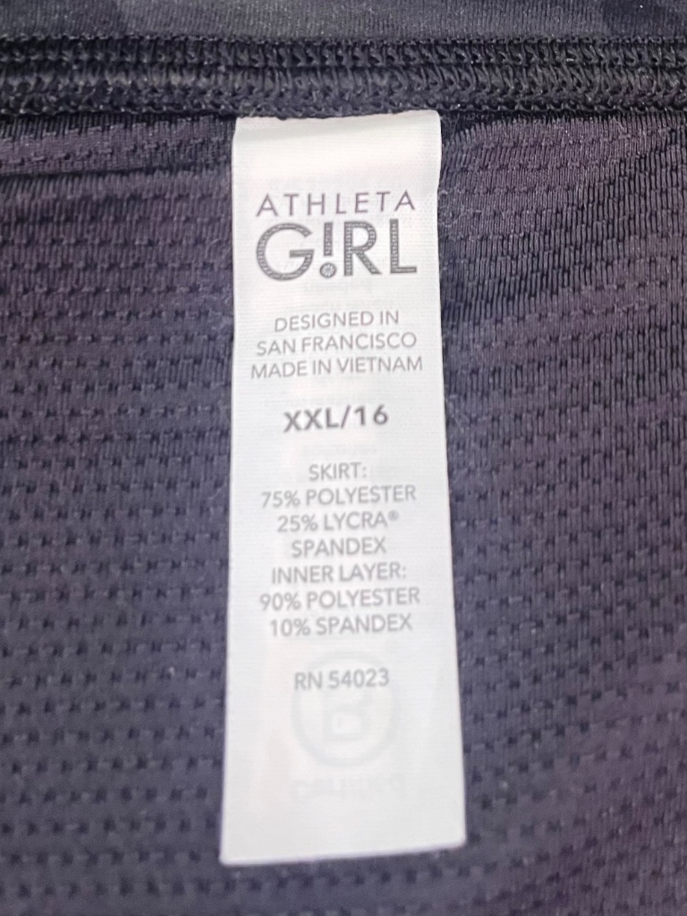 Athlete Girl "Camo Lux Swing Skort” NWOT - Picture 8 of 13